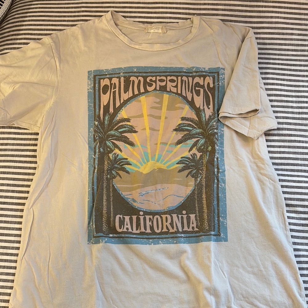 ALTRD STATE Palm Springs Graphic T-Shirt - Cream